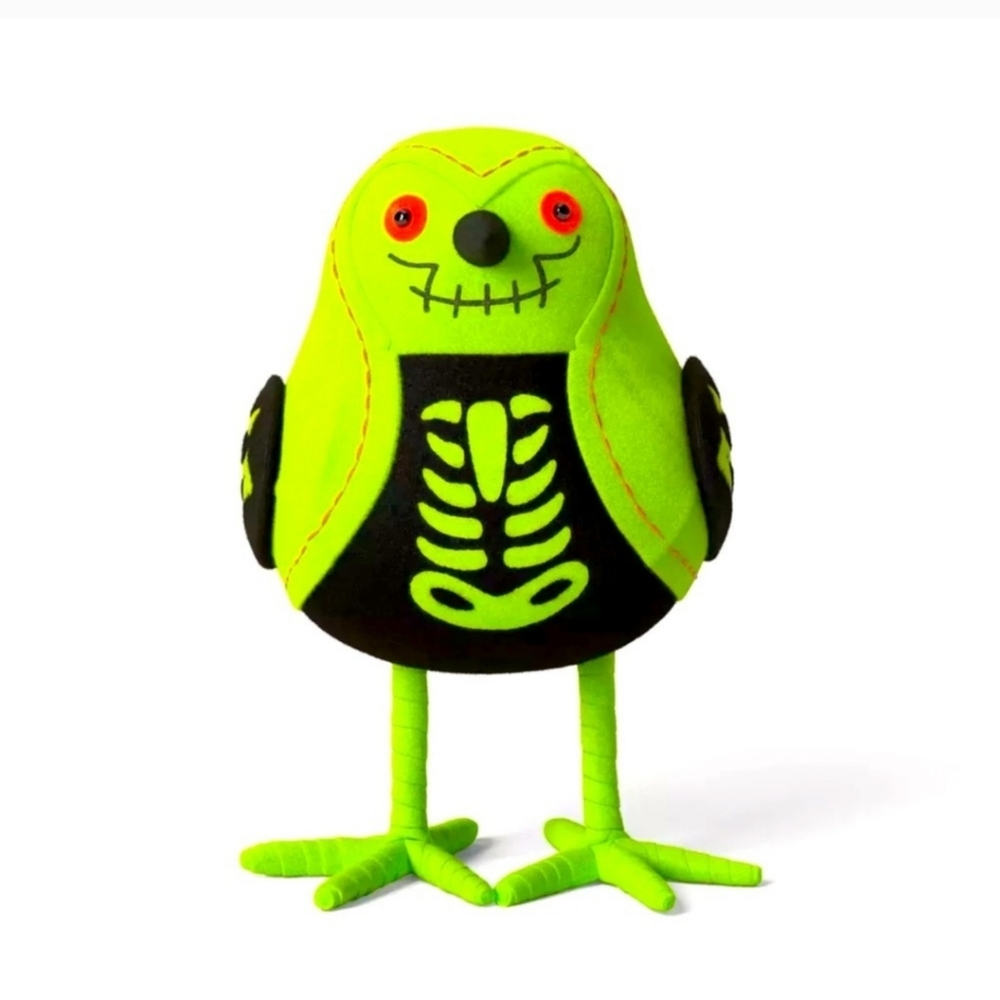 Target Hyde & Eek New Feathery Friends X-RAY Halloween Zombie Bird Figurine 2024